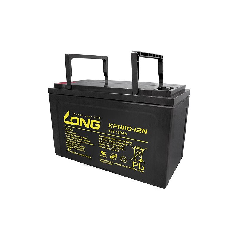 Long - KPH110-12N - 12 Volt 110Ah Pb - Longlife Long - KPH110-12N - 12 Volt 110Ah Pb - Longlife