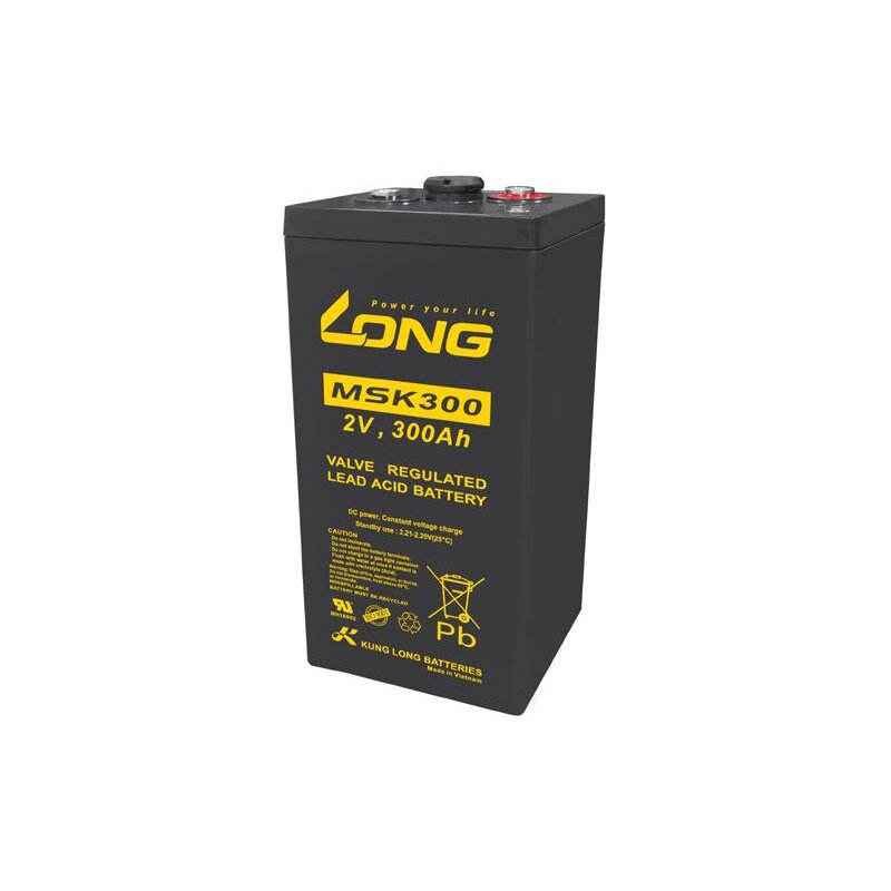 Long – MSK300 – 2 Volt 300Ah Pb