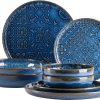 MÄSER Kombiservice "Geschirr-Set, Service Traditional Tiles" kunstvolle Ornamente, 8 Teile, für 2 Personen