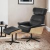 MANILA Loungesessel inkl. Hocker - braun / Walnuss - Gallery 3 MANILA Loungesessel inkl. Hocker - braun / Walnuss