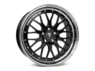 MB Design LV1 Glanzschwarz poliert Felge 8,5x19 - 19 Zoll 5x100 Lochkreis MB Design LV1 Glanzschwarz poliert Felge 8,5x19 - 19 Zoll 5x100 Lochkreis
