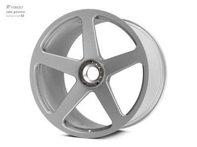 MB Design JP Forged silber glänzend Felge 9,5×21 – 21 Zoll ZV Lochkreis