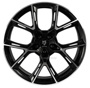 MB Design KX1 Schwarz glänzend poliert Felge 8.5x20 - 20 Zoll 5x112 Lochkreis