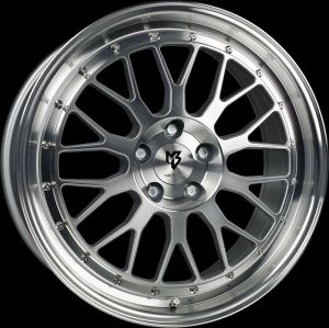 MB Design LV1 Silber poliert Felge 7x17 - 17 Zoll 4x108 Lochkreis