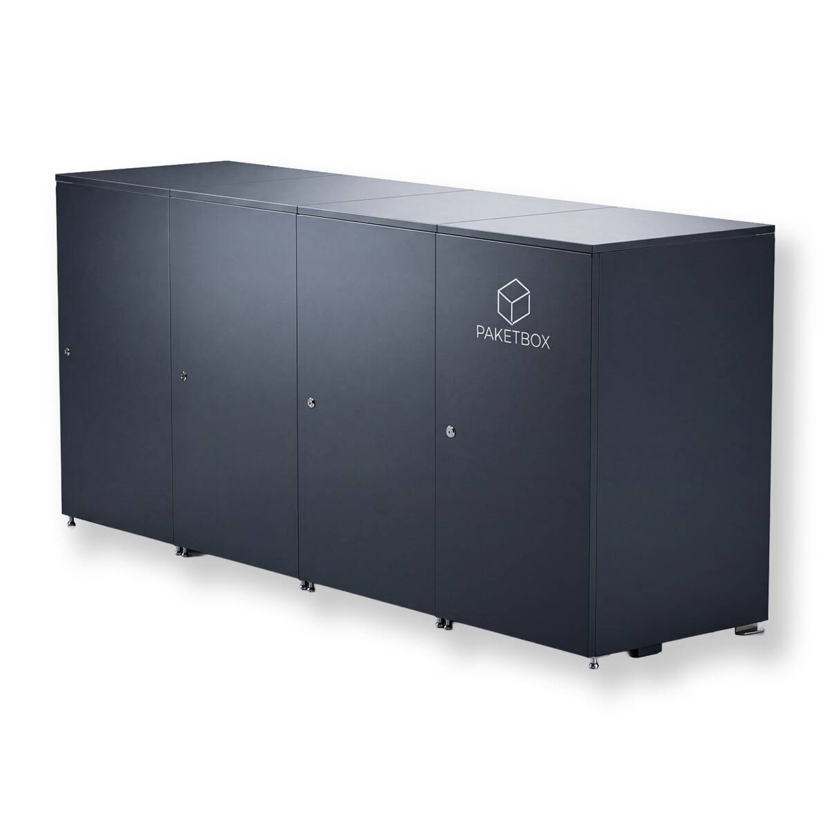 Metzler Mülltonnenbox | 3er mit Paketbox | Extra großes Volumen | Aus Aluminium | Höhenverstellbare Füße | Anthrazit Metzler Mülltonnenbox | 3er mit Paketbox | Extra großes Volumen | Aus Aluminium | Höhenverstellbare Füße | Anthrazit