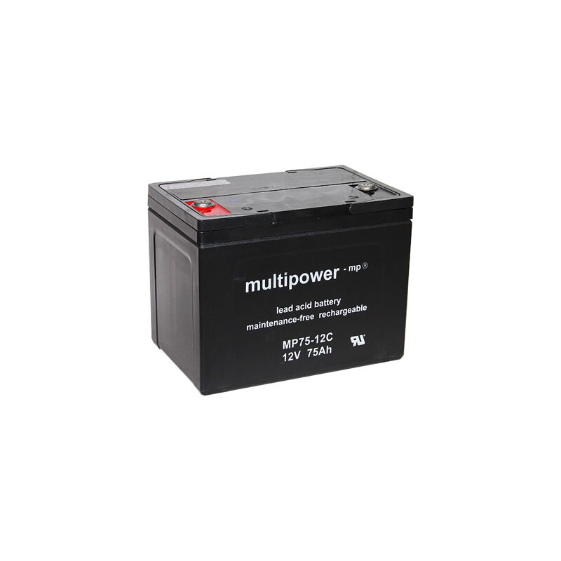 Multipower - MP75-12C - 12 Volt 75Ah Pb