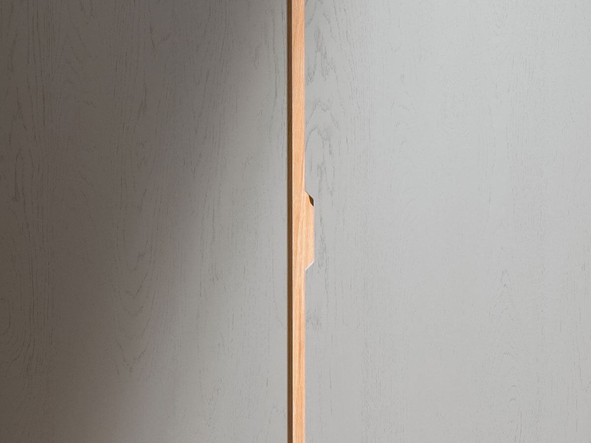 Forestales Alabama Kleiderschrank Wildeiche natür geölt 120 x 216 x 60 cm (2-türig) ohne Passepartout - Gallery 2 Forestales Alabama Kleiderschrank Wildeiche natür geölt 120 x 216 x 60 cm (2-türig) ohne Passepartout