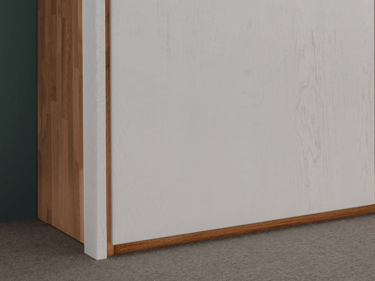 Forestales Alabama Kleiderschrank Wildeiche natür geölt 120 x 216 x 60 cm (2-türig) ohne Passepartout - Gallery 6 Forestales Alabama Kleiderschrank Wildeiche natür geölt 120 x 216 x 60 cm (2-türig) ohne Passepartout