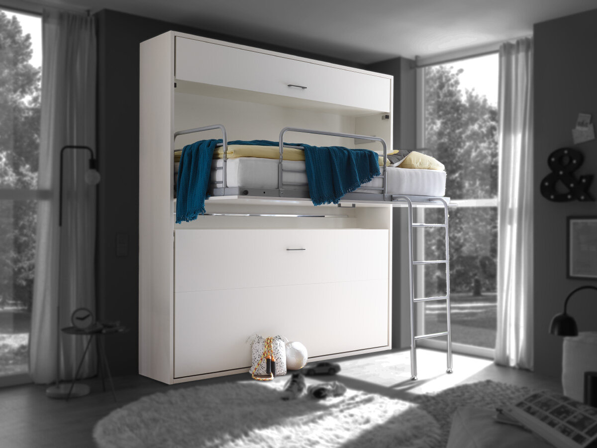 Nehl Schrank-Etagenbett 4485 2-Raum-Wunder