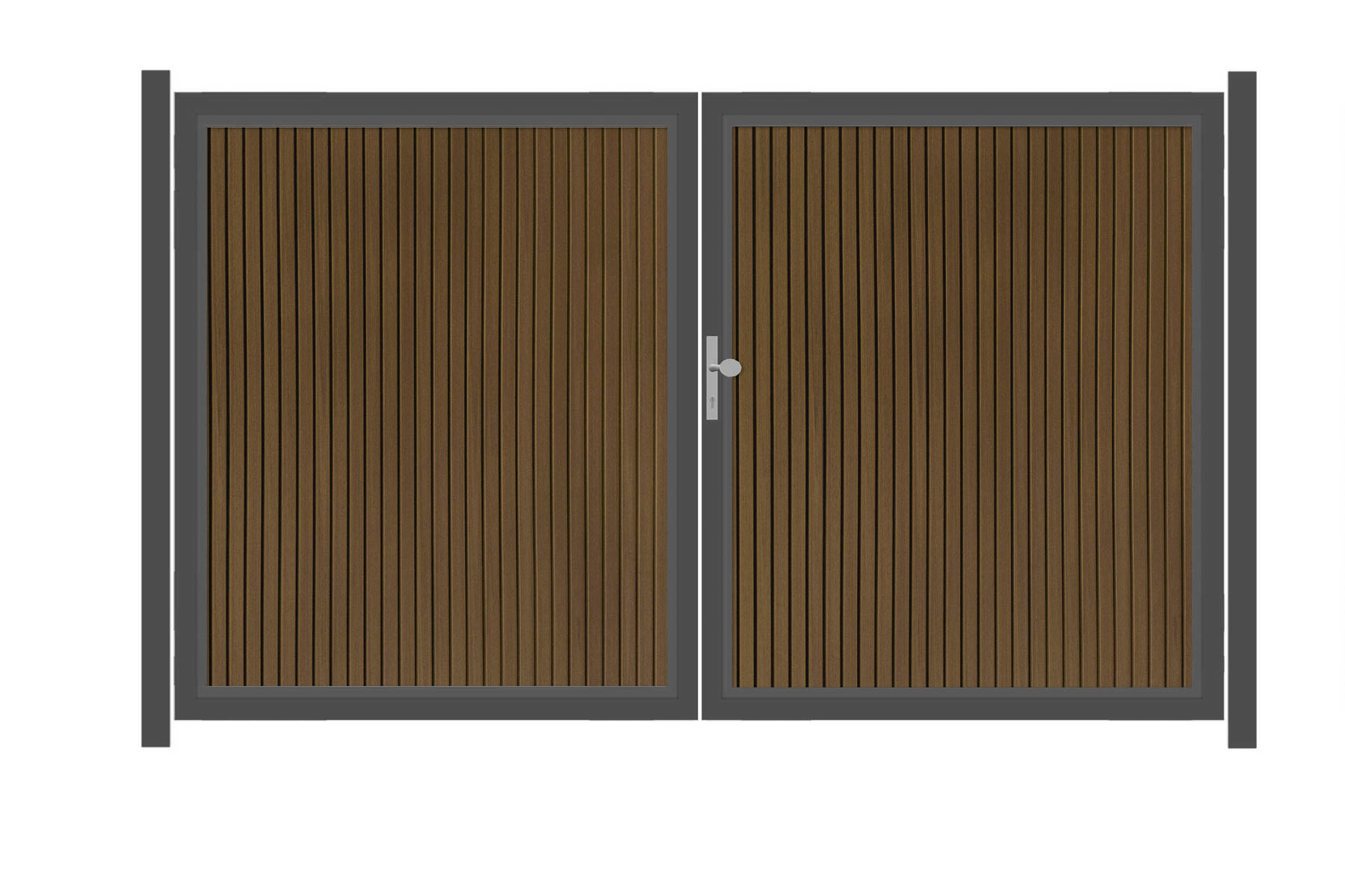 SYSTEM NEO PLATINUM Doppeltor-Set in Teak Braun Breite 3600mm Höhe 1800mm - s... Links Klinke Montageprofil zum Einbetonieren Weiß Manuell betrieben SYSTEM NEO PLATINUM Doppeltor-Set in Teak Braun Breite 3600mm Höhe 1800mm - s... Links Klinke Montageprofil zum Einbetonieren Weiß Manuell betrieben