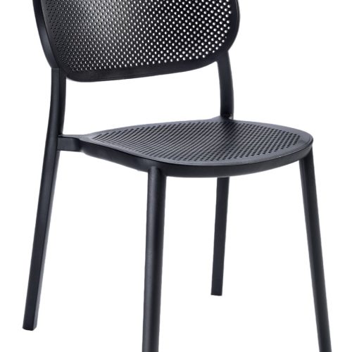 Outdoor Stapelstuhl Nuta - robust schwarz