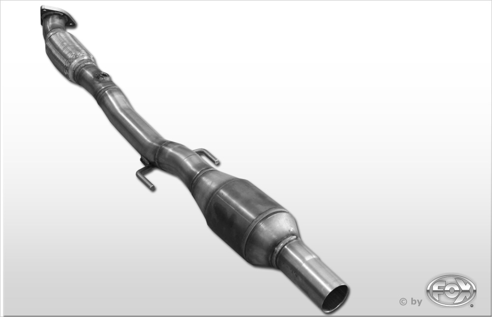 Fox Downpipe + Sport KAT HJS für Opel Corsa D NRE 1.6l 155kW - Gallery 1 Fox Downpipe + Sport KAT HJS für Opel Corsa D NRE 1.6l 155kW