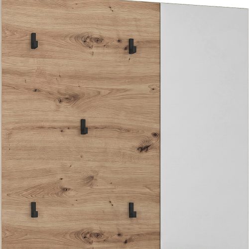 OTTO home Garderobenpaneel "FJELL, Breite 80cm, 5 Haken, Spiegel" OTTO home Garderobenpaneel "FJELL, Breite 80cm, 5 Haken, Spiegel"