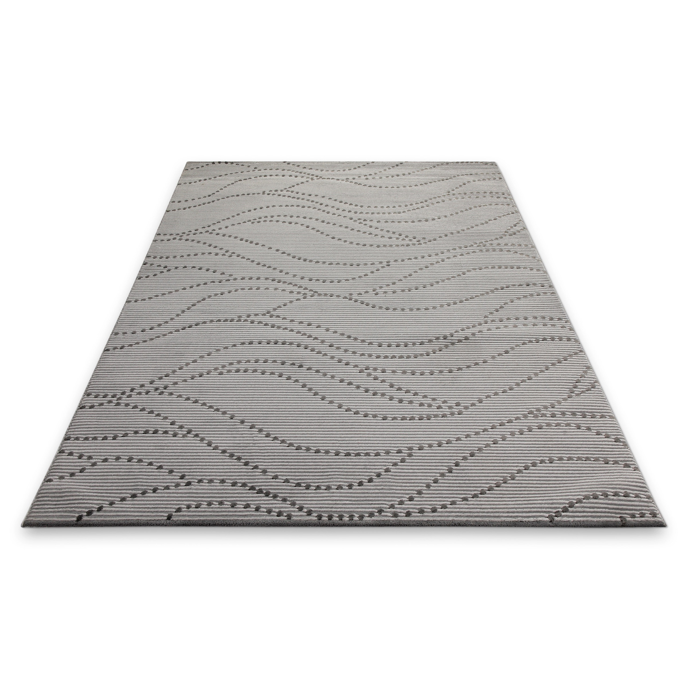 OTTO home Teppich "Adlee" rechteckig 12 mm Höhe Kurzflorteppich, gewebt, geometrisch, Wohnzimmer, modern, Punkte - Gallery 3 OTTO home Teppich "Adlee" rechteckig 12 mm Höhe Kurzflorteppich, gewebt, geometrisch, Wohnzimmer, modern, Punkte