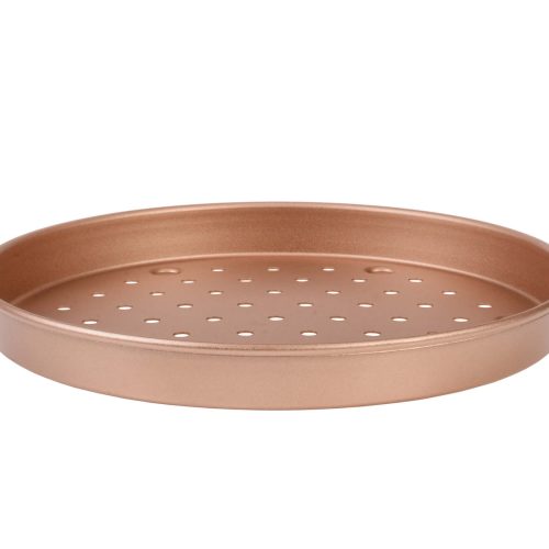 Pizzableche Ø 20 cm, 12-teilg, Antihaftbeschichtet, Rund, Gelocht