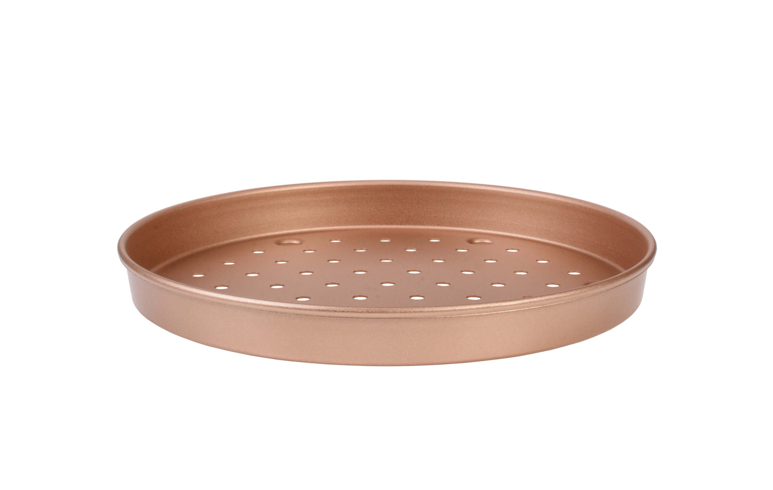 Pizzableche Ø 20 cm, 12-teilg, Antihaftbeschichtet, Rund, Gelocht