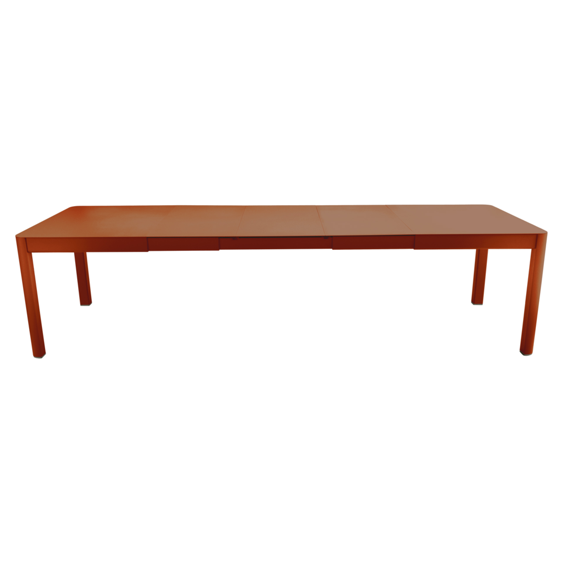 Ribambelle XL Tisch 299x100 3 Einlegeplatten Kandierte Orange