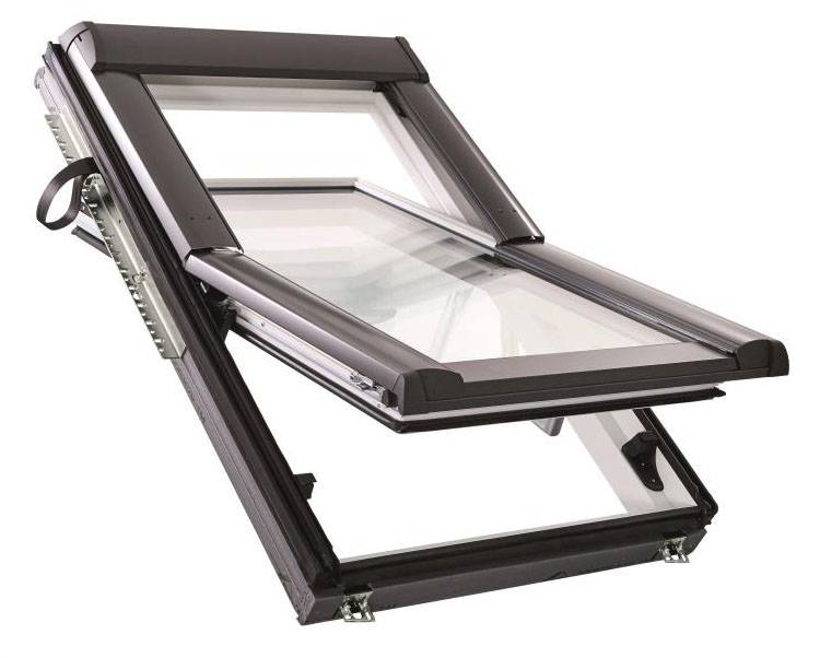 Roto Designo Quadro R68C K WD Schwingfenster aus Kunststoff mit Wärmedämmung