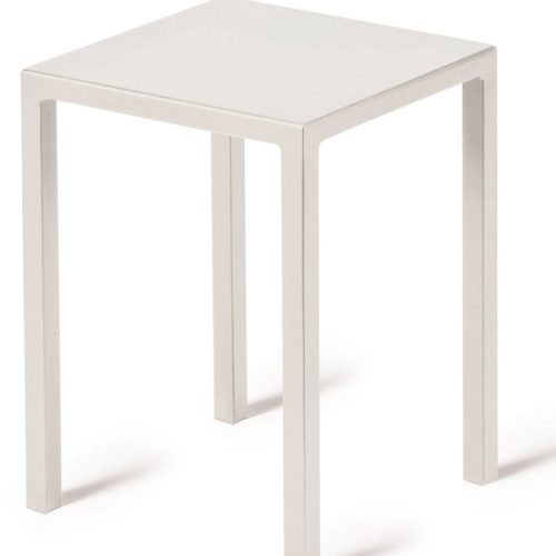 Hocker Quatris 40x40 perlweiß