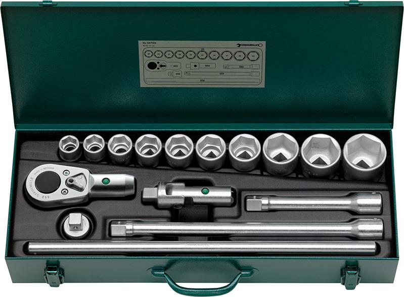 Stahlwille Steckschl.-Grt. 3/4' 16tlg.