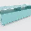 R 109 Sideboard rollbar Transparentrollen Pastelltürkis (RAL 6034)