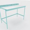 PS 20 Sekretär/Schminktisch Pastelltürkis (RAL 6034) Laminat Weiß - Gallery 1 PS 20 Sekretär/Schminktisch Pastelltürkis (RAL 6034) Laminat Weiß