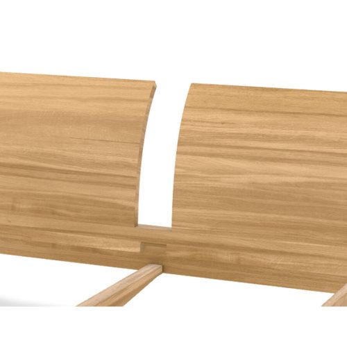 rast Kopfteil Beta 140 cm Beta C (gebogen) Nussbaum natur