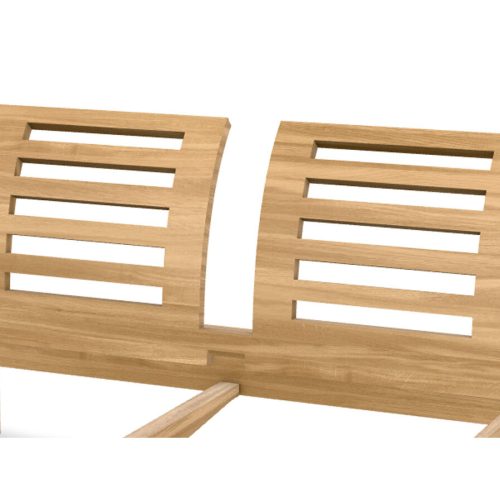 rast Kopfteil Delta 90 cm Delta C (gebogen) Nussbaum natur