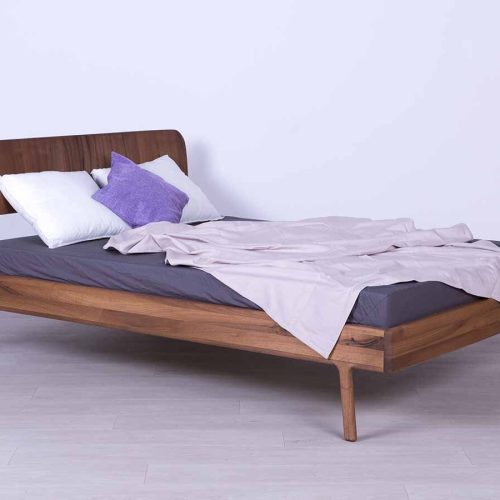 rast Massivholzbett Aristeo 90 x 190 cm Kernbuche natur
