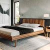 rast Massivholzbett Aristeo 90 x 190 cm Rotbuche natur