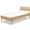 rast Massivholzbett Catania 90 x 190 cm Esche natur