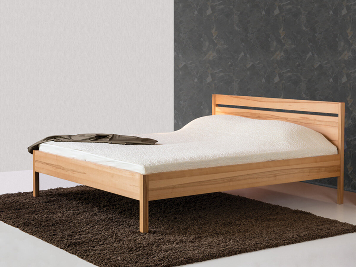 rast Massivholzbett Cielino-Romeo Rotbuche natur 90 x 190 cm rast Massivholzbett Cielino-Romeo Rotbuche natur 90 x 190 cm