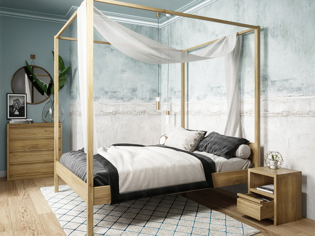 rast Massivholzbett Cielo Esche natur 90 x 190 cm rast Massivholzbett Cielo Esche natur 90 x 190 cm