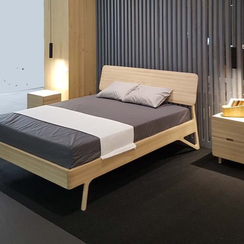 rast Massivholzbett Enzo 90 x 190 cm Esche natur