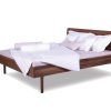 rast Massivholzbett Luka 90 x 190 cm Mandel-gebeizte Buche rast Massivholzbett Luka 90 x 190 cm Mandel-gebeizte Buche
