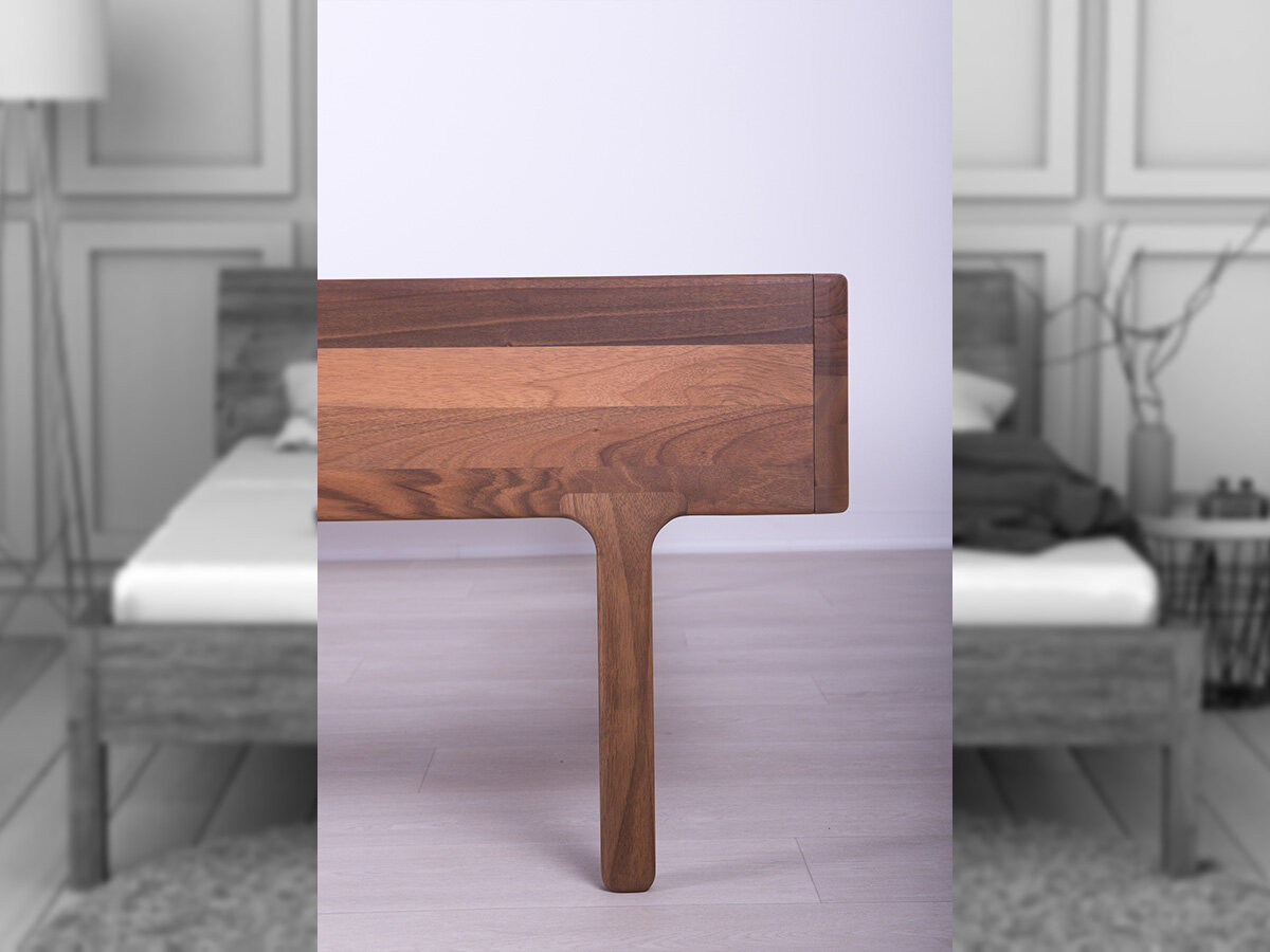 rast Massivholzbett Luka 90 x 190 cm Mandel-gebeizte Buche - Gallery 3 rast Massivholzbett Luka 90 x 190 cm Mandel-gebeizte Buche
