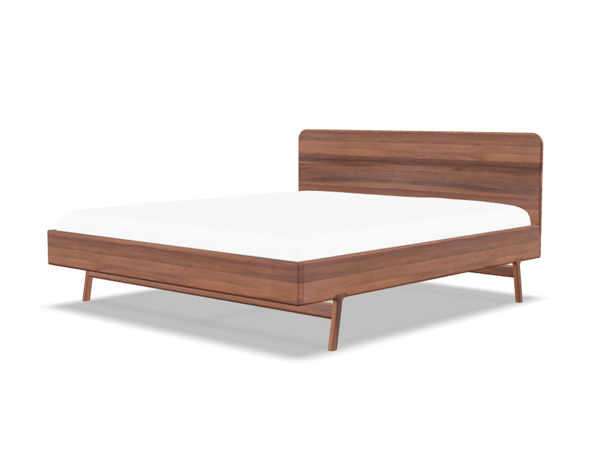 rast Massivholzbett Marko 200 x 220 cm Kirsche natur