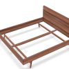 rast Massivholzbett Marko 200 x 220 cm Nuss-gebeizte Buche