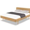 rast Massivholzbett Marko 200 x 220 cm Nuss-gebeizte Buche
