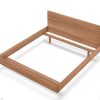 rast Massivholzbett Maseo 90 x 190 cm Kastanie-gebeizte Buche