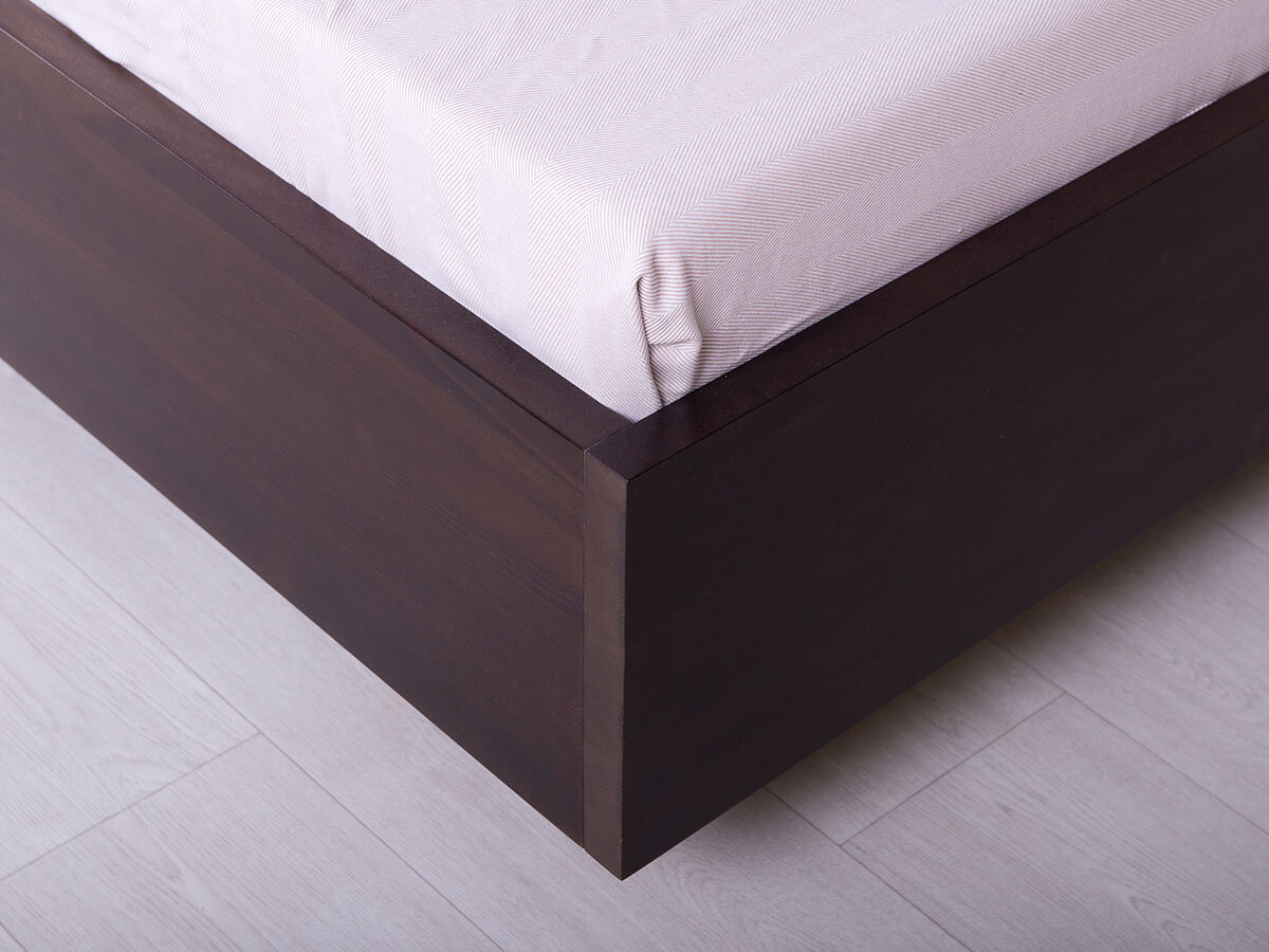 rast Massivholzbett Ravenna 90 x 190 cm Kirsche natur