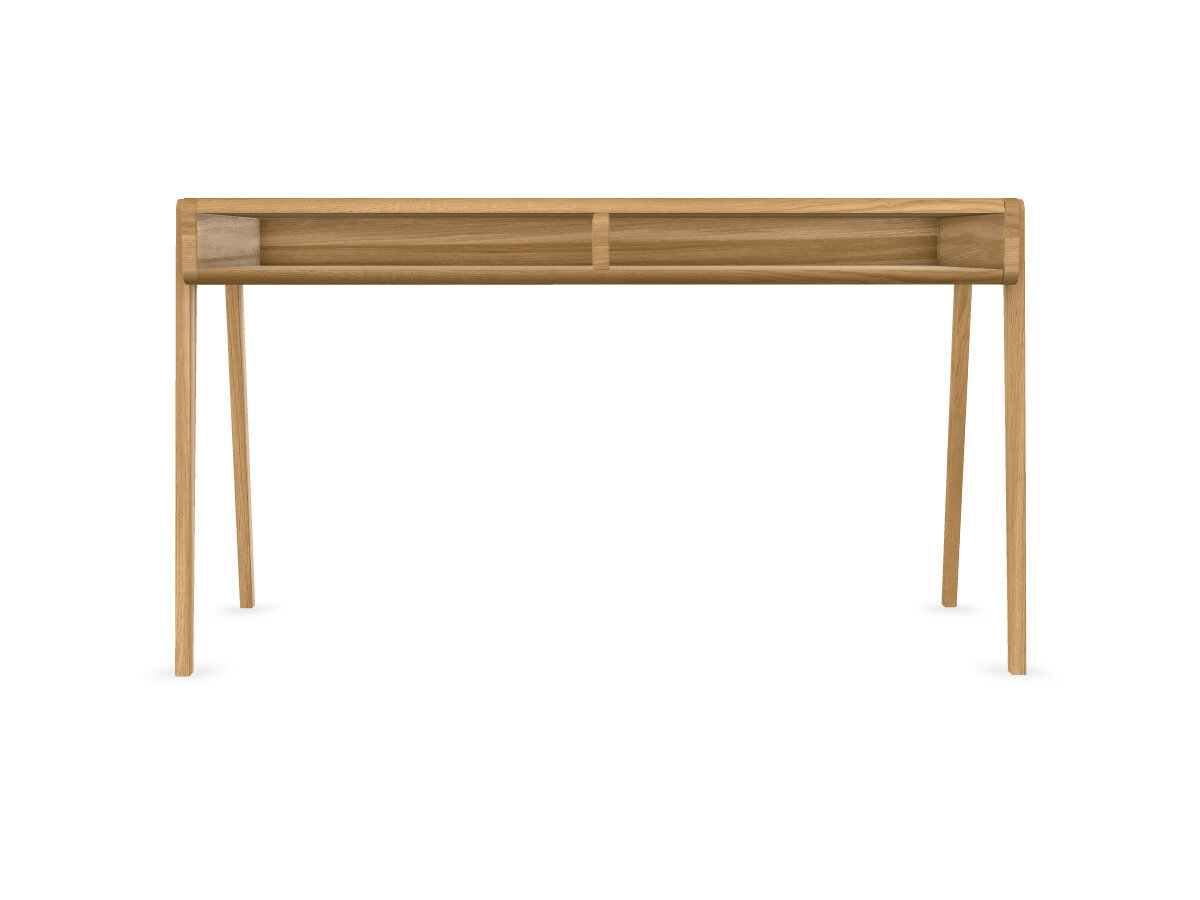 rast Schreibtisch Catania Esche natur 120 cm zwei Ablagefächer