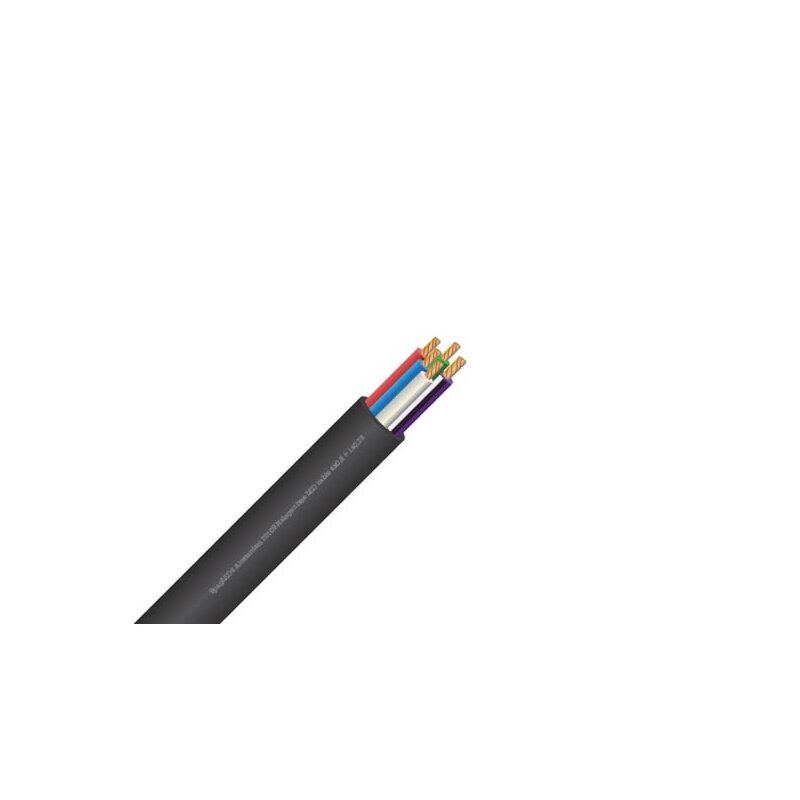 RGBW-KABEL FÜR LED-STREIFEN - 5-ADRIG - 4 x 0.5 mm² + 1 x 0.75 mm² - 100 m