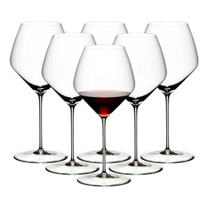 RIEDEL THE WINE GLASS COMPANY Rotweinglas "Pinot Noir / Nebbiolo Gläser Veloce 763 ml 6er Set transparent" Spülmaschinengeeignet