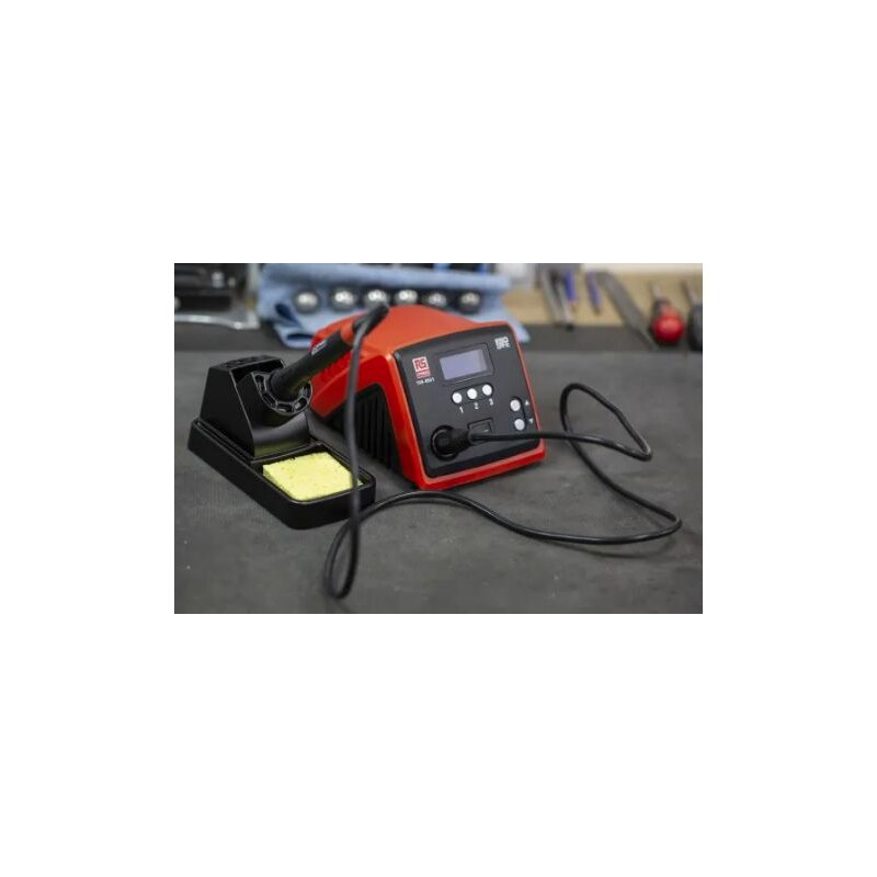 RS PRO LCD Lötstation 90W / 220V, Typ F – Stecker mit Schutzleiterkontakt, Typ G – britisch, 3-polig-Stecker