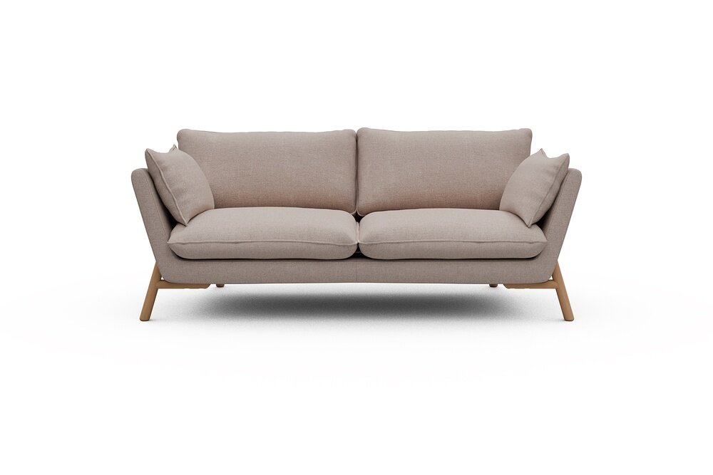 ScandinavianUpholstery Sofa Hasle K260 PK1 300 Sand Weda Oak, Lacquered 2-Sitzer (fest) ScandinavianUpholstery Sofa Hasle K260 PK1 300 Sand Weda Oak, Lacquered 2-Sitzer (fest)