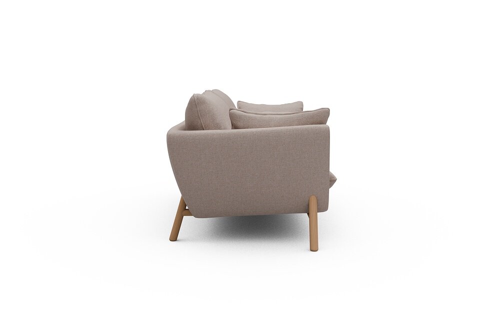 ScandinavianUpholstery Sofa Hasle K260 PK1 300 Sand Weda Oak, Lacquered 2-Sitzer (fest) - Gallery 2 ScandinavianUpholstery Sofa Hasle K260 PK1 300 Sand Weda Oak, Lacquered 2-Sitzer (fest)