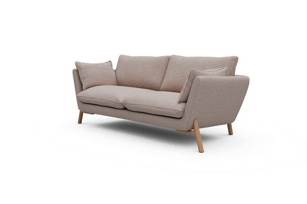 ScandinavianUpholstery Sofa Hasle K260 PK1 300 Sand Weda Oak, Lacquered 2-Sitzer (fest) - Gallery 7 ScandinavianUpholstery Sofa Hasle K260 PK1 300 Sand Weda Oak, Lacquered 2-Sitzer (fest)
