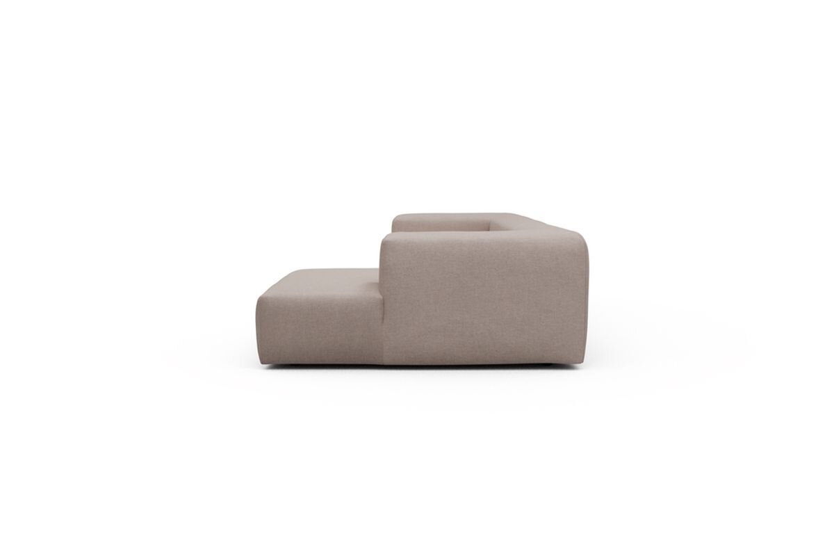 ScandinavianUpholstery Sofa Kornum mit Chaise PK1 300 Sand Weda Armlehne links; Chaise rechts