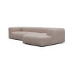 ScandinavianUpholstery Sofa Kornum mit Chaise PK1 300 Sand Weda Armlehne links; Chaise rechts